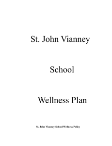 SJV Wellness Plan - St. John Vianney School