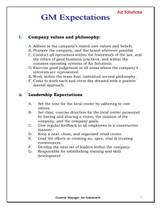 General Manager Role Description and Compensation