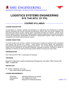 course syllabus - Lyle School of Engineering