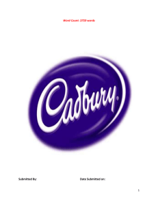 Cadbury - Cheap Assignment Help