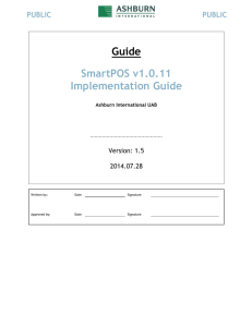 SmartPOS v1.0 Implementation Guide