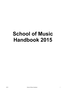 2015 Undergraduate Handbook - The University of Western Australia