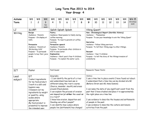 Long Term Plan 2011 to 2012 - Wickersley Northfield Primary School
