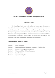 TQF5 IIB2313 International Operation Management
