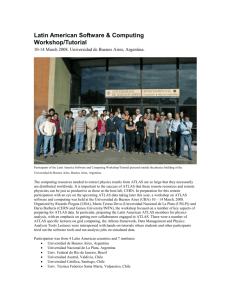 Latin American Software & Computing Workshop/Tutorial