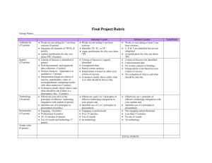 Final Project Rubric 3