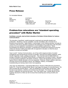 Press Release - Muller Martini