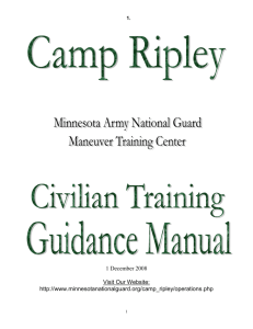 camp ripley - Minnesota National Guard