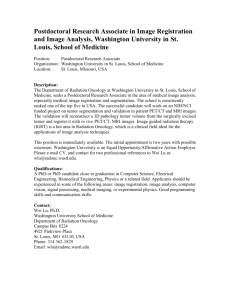 Postdoctoral fellow, Washington University, St