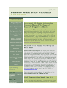 April 8 Newsletter - Portland Public Schools