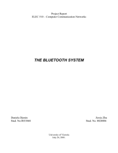 bluetooth - Computer Science, Department of
