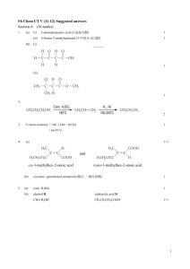F6 Chem UT V (11-12) Suggested answers