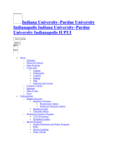 Course Descriptions: C325 | Chemistry & Chemical Biology @ IUPUI