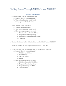 Answers to Hands-On Worksheet - University of Missouri Libraries