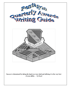 Quarterly Awards Writing Guide