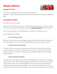 Weekly Wildcat August 30, 2013 This publication highlights the