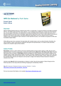 NIPS Go National by Ruth Starke Format: Novel Extent: 256 pp