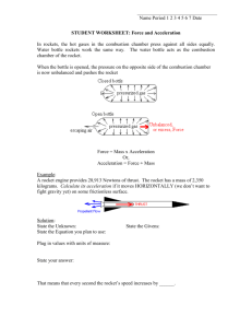 STUDENT WORKSHEET: Force and Acceleration