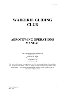 lines of responsibilty - Waikerie Gliding Club