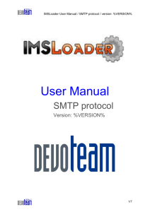 SMTP - mts