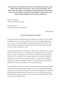 Joint letter from Prime Minister David Cameron, Prime Minister Mark