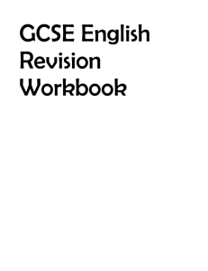 GCSE English Revision