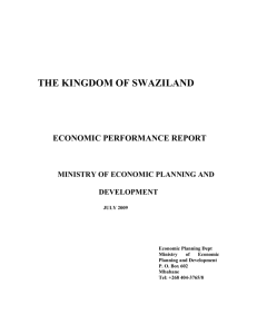 the kingdom of swaziland - United Nations Global Pulse