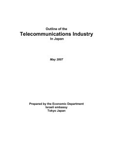 Telecommunications Market in Japan