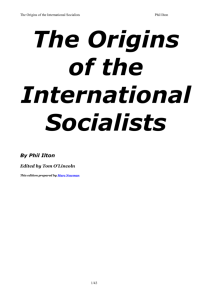 The Origins of the International Socialists