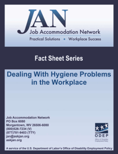 Dealing With Hygiene Problems in the