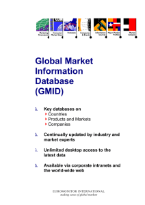 Global Market Information Database