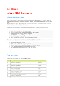 EP Home About MBA Entrances About MBA Entrances India proudly