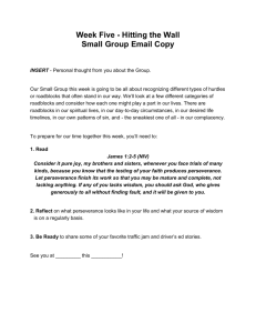 Week Five - Hitting the Wall Small Group Email Copy INSERT