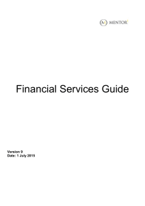 Financial Service Guide