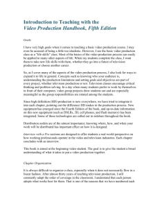 Introduction to Teaching with the Video Production Handbook