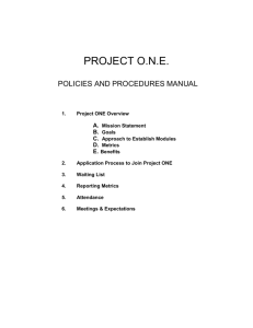 Table of Contents - Procurement & Strategic Sourcing