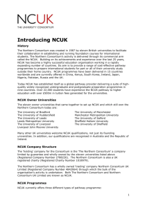 Introducing NCUK