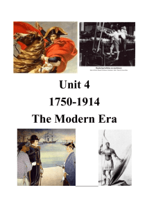 Modern Era - 1750