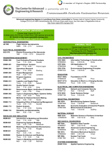 CGEP 2010 Course Brochure