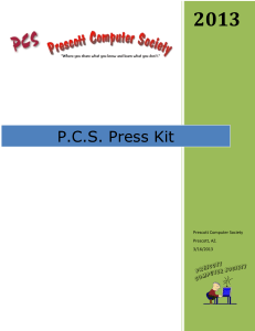 Get the Press Kit - Prescott Computer Society