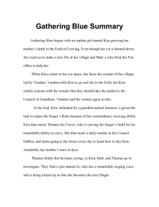 Gathering Blue Summary