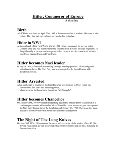 Hitler, Conqueror of Europe