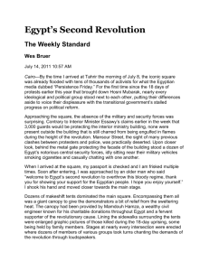 Egypt's Second Revolution The Weekly Standard Wes Bruer July 14