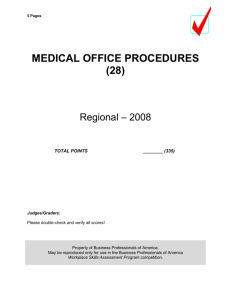 28-Medical Office Procedures_R_2008_KEY