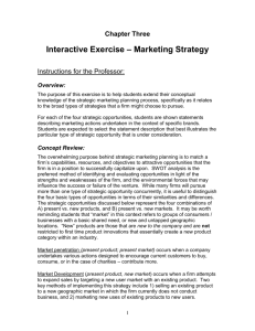 IEInstructorNotes-Marketing Strategy