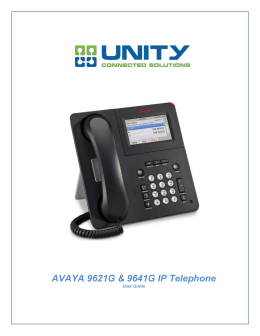 AVAYA 9608 9611 IP User Guide