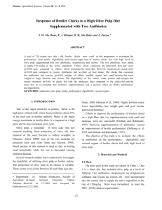 Dirasat, Agricultural Sciences, Volume 30, No. 2, 2003 Response of