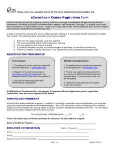 Please return this completed form to HR Workforce Development at