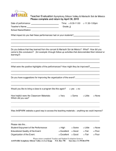 Teacher Evaluation Form - Symphony Silicon Valley
