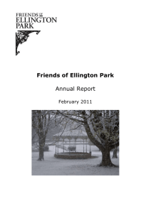 Friends of Ellington Park Annual Report February 2011 The Friends